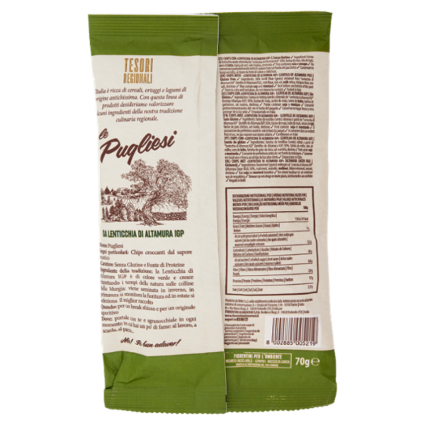 Fiorentini Tesori Regionali le Pugliesi da Lenticchia di Altamura IGP 70 g