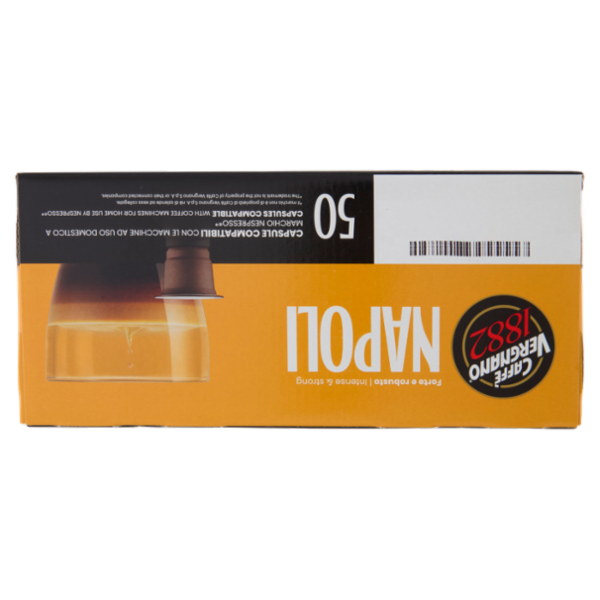 Caffè Vergnano 1882 Napoli Capsule Compatibili Nespresso* 50 x 5 g