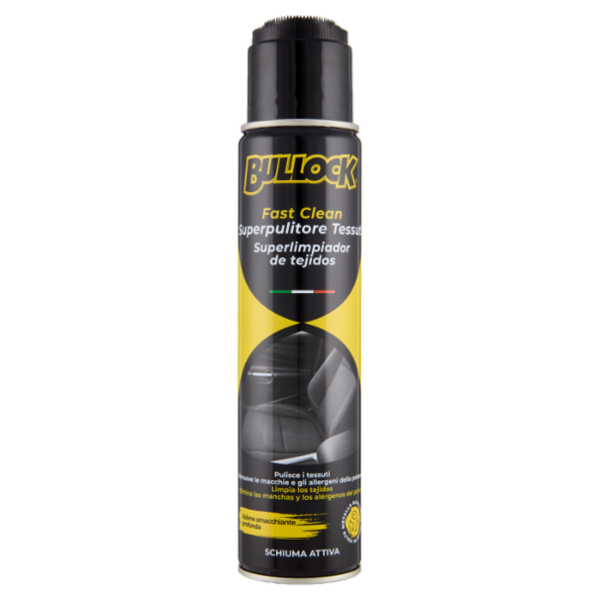 Bullock Fast Clean Superpulitore Tessuti Schiuma Attiva 400 ml