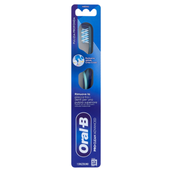 Oral-B Spazzolino Manuale Pro-Clean Advanced Pulizia Profonda Medio 1 pz