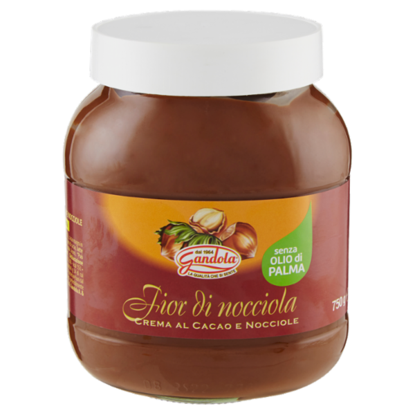 Gandola Fior di nocciola Crema al Cacao e Nocciole 750 g