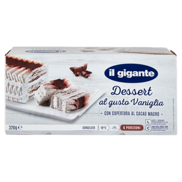 IL GIGANTE Dessert al gusto Vaniglia 320 g