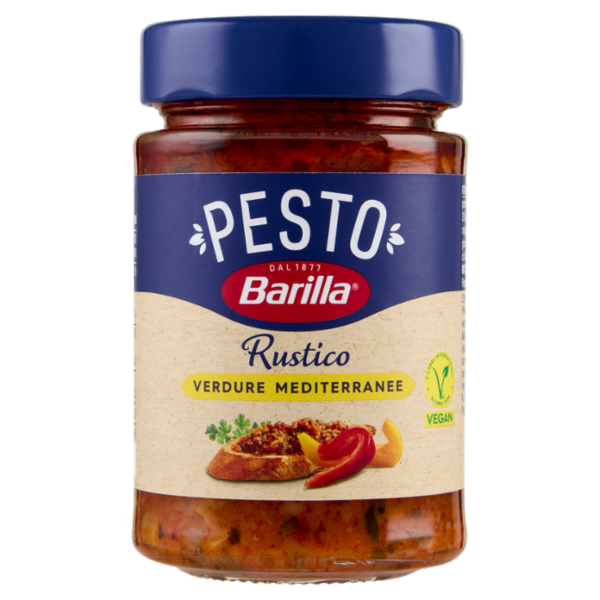 Barilla Pesto Rustico Mediterraneo Pasta e Bruschetta 200 g