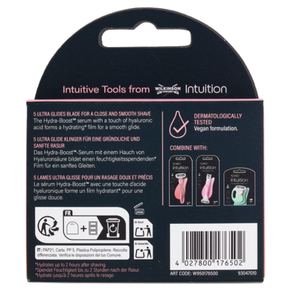 Wilkinson Sword Intuition Complete Care Lame x3