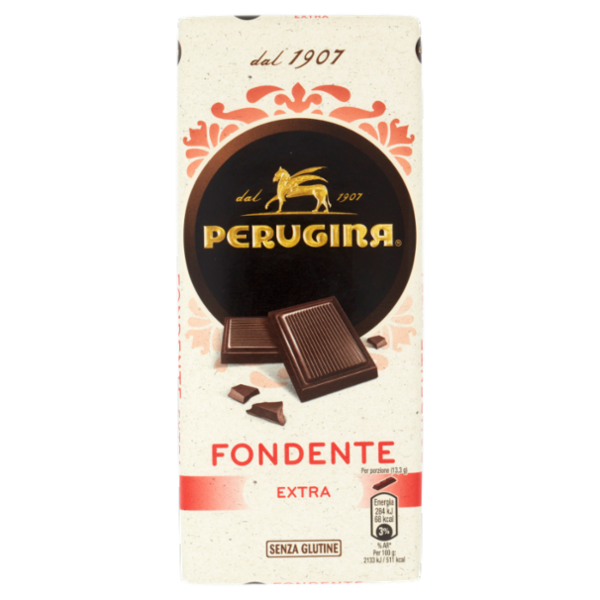 PERUGINA Fondente Extra Tavoletta di Cioccolato Fondente 80 g