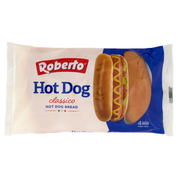 Roberto Hot Dog classico 4 Panini 250 g