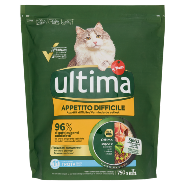 ultima Cat Appetito Difficile con Trota 750 g