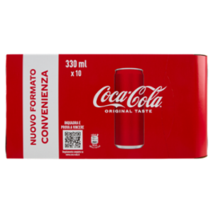 Coca-Cola Lattina Sleek 10 x 33 Cl