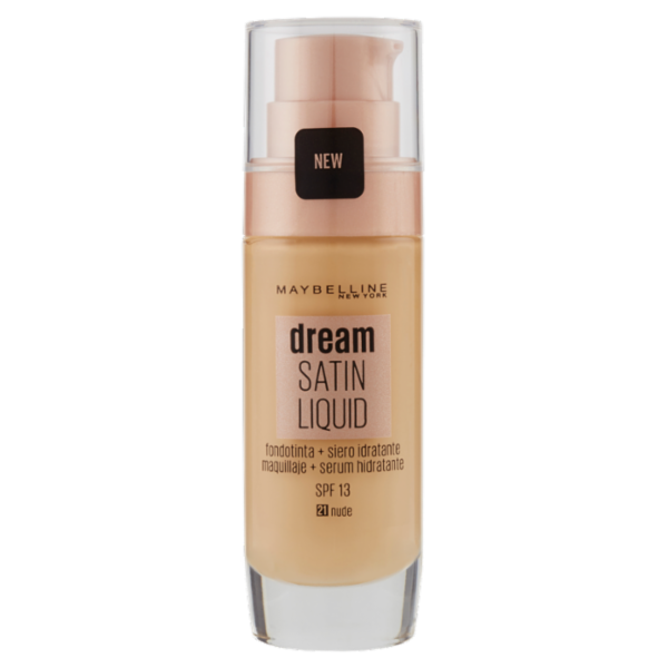 Maybelline New York Fondotinta Dream Satin Liquido 21 Nude