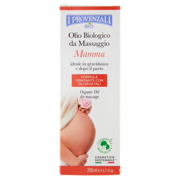 I Provenzali Bio Olio Biologico da Massaggio Mamma 200 ml