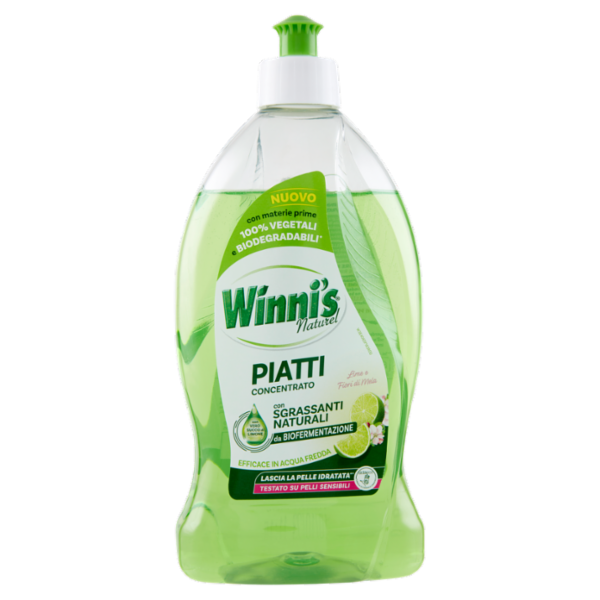 Winni's Naturel Piatti Concentrato Lime e fiori di Mela 480 ml