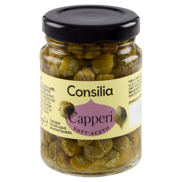 Consilia Capperi Aromatizzati con Aceto di Vino 100 g
