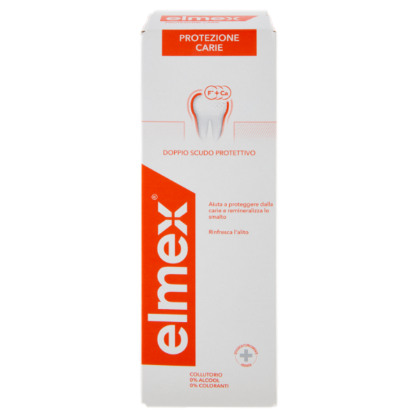 elmex collutorio Protezione Carie rinfresca l'alito 400 ml