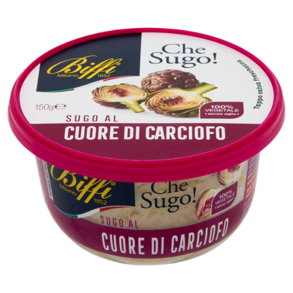 Biffi Che Sugo! Sugo al Cuore di Carciofo 100% Vegetale senza aglio 150 g