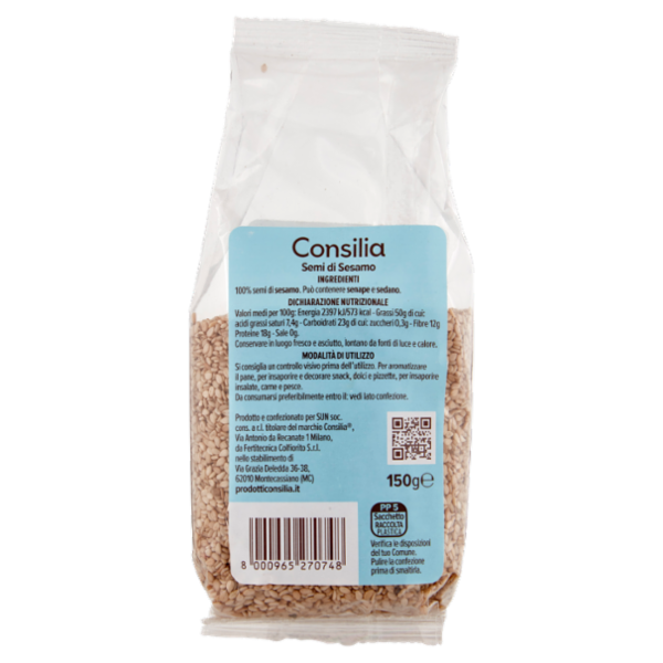 Consilia Semi di Sesamo 150 g