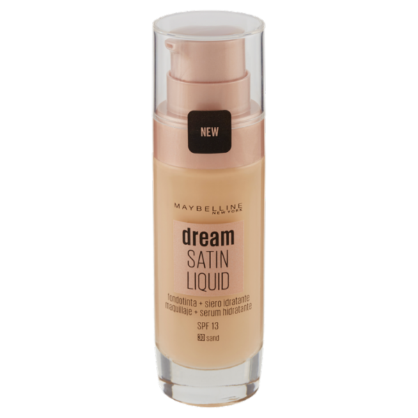 Maybelline New York Fondotinta Dream Satin Liquido 30 Sand