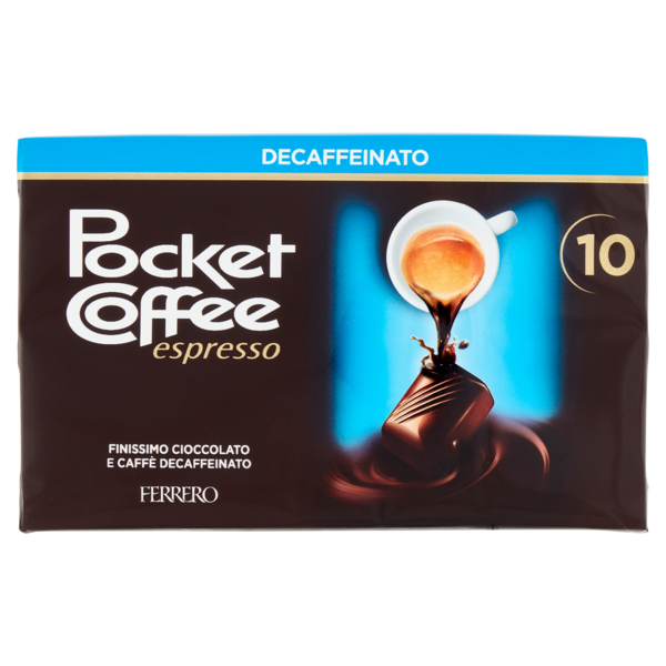Pocket Coffee espresso Decaffeinato 10 pezzi 125 g