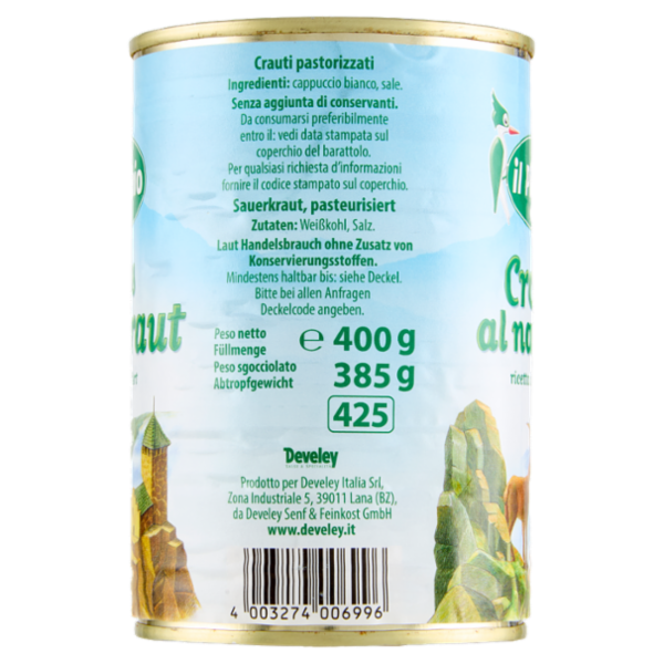 il Picchio Crauti al naturale 400 g