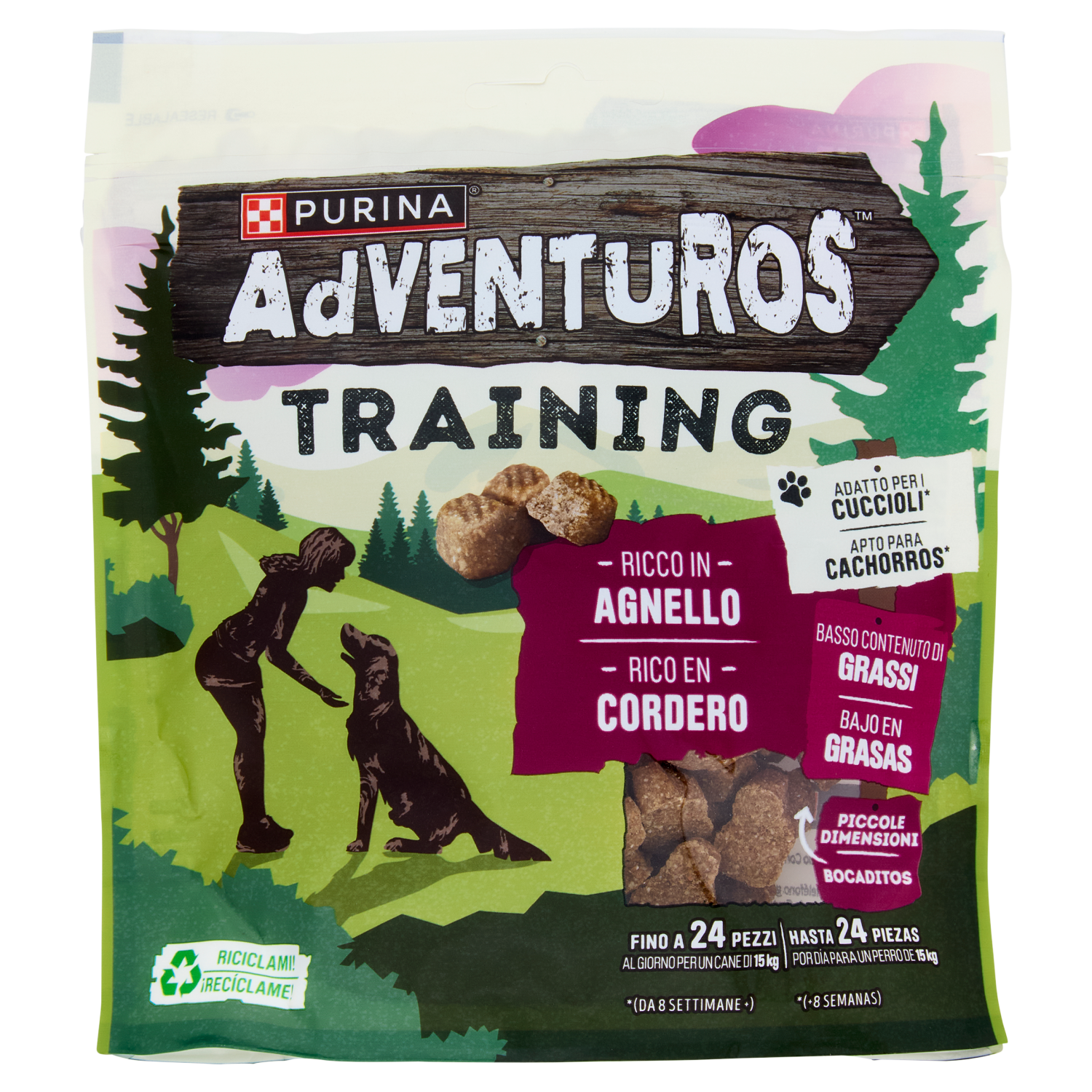 PURINA ADVENTUROS Training Agnello 115g