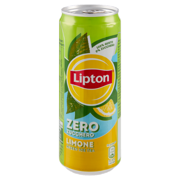 Lipton Limone Green Ice Tea Zero Zucchero 330 ml