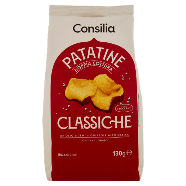 Consilia Optima Patatine Doppia Cottura Classiche 130 g