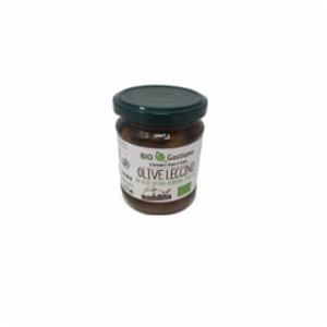 Bio Gustiamo Olive Leccino Denocciolate Con Olio Extra Vergine D'oliva 190 G