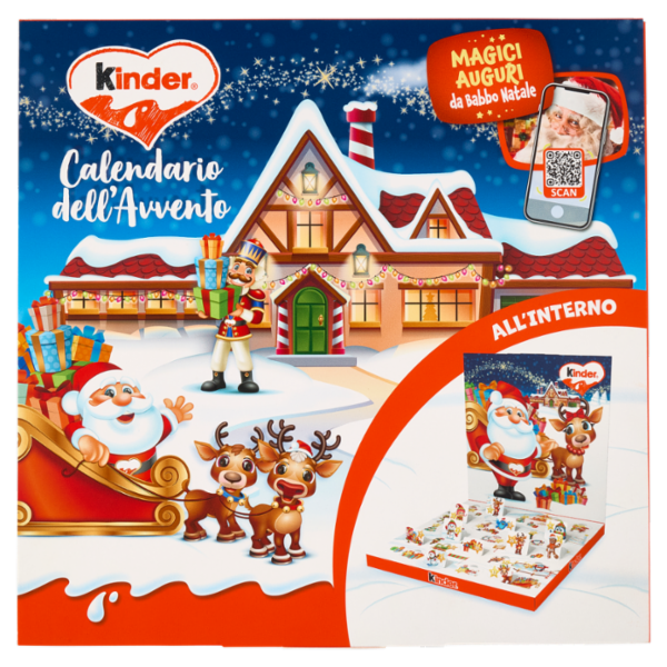 Kinder Calendario dell'Avvento 24 pezzi 123 g