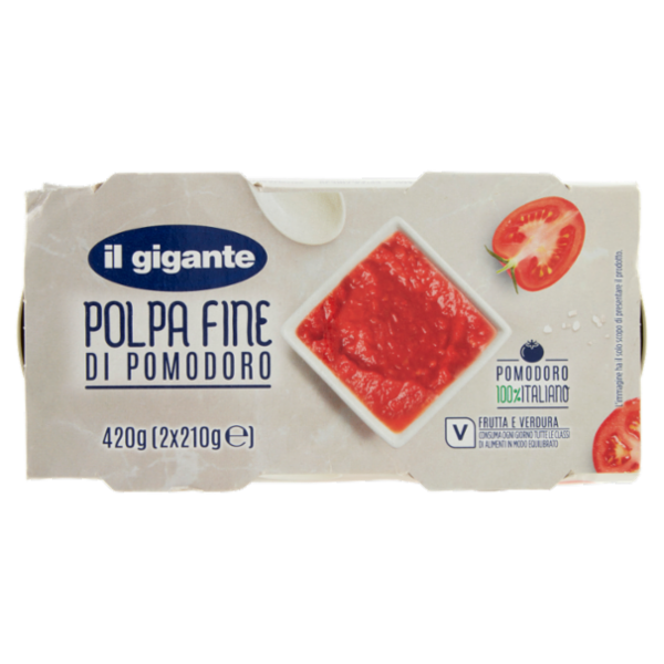 IL GIGANTE Polpa Fine di Pomodoro 2 x 210 g