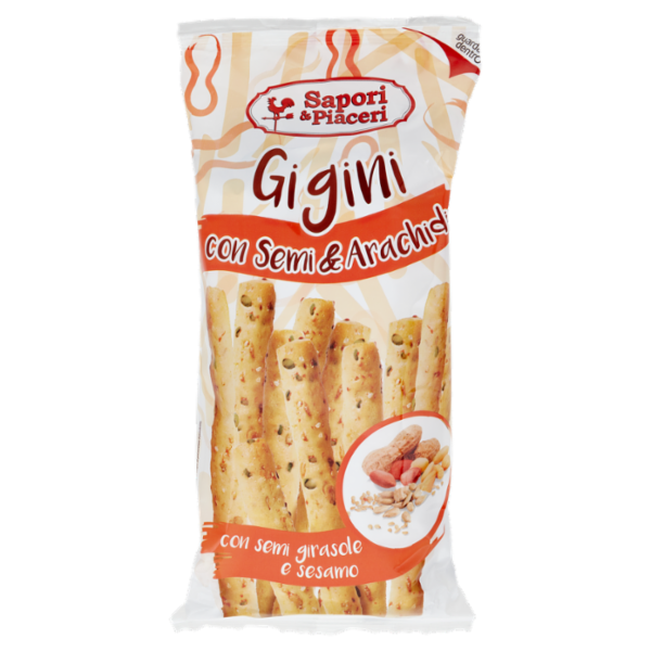 Sapori & Piaceri Gigini con Semi & Arachidi 2 x 60 g