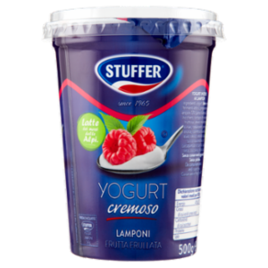 Stuffer Yogurt Cremoso Lamponi Frutta Frullata 500 g