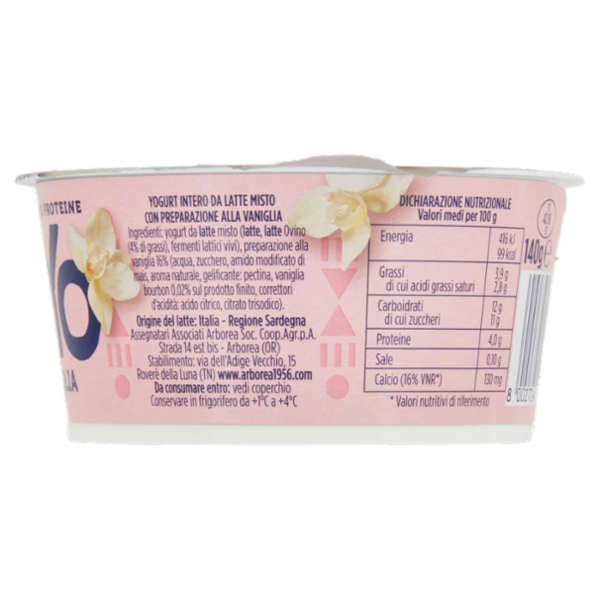 Arborea A.Yo Yogurt Vaniglia 140 g