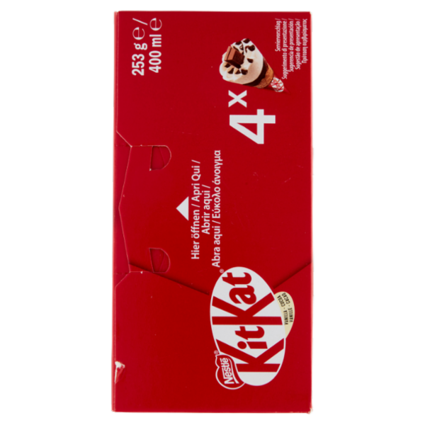 KITKAT® Cono alla Vaniglia 4 x 63,3 g