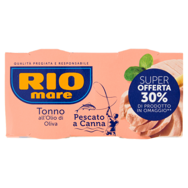 Rio mare Tonno all'Olio di Oliva Pescato a Canna 2 x 160 g