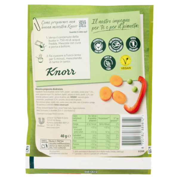 Knorr Zuppa di Verdure 40 g