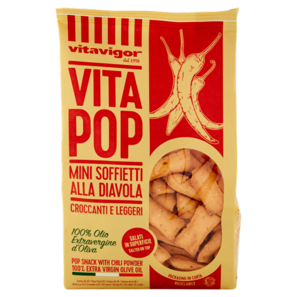 vitavigor Vitapop Mini Soffietti alla Diavola 120 g