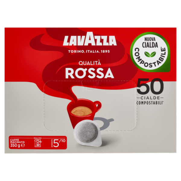 Lavazza Qualità Rossa 50 Cialde Compostabili* 350 g