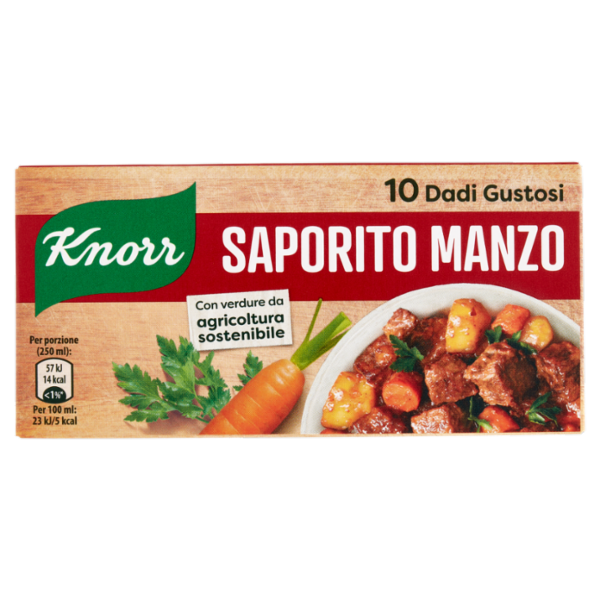 Knorr Saporito Manzo 10 Dadi 100 g