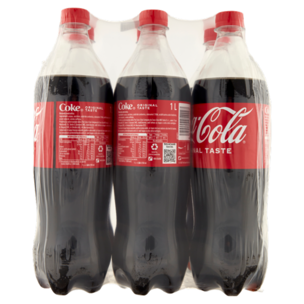 COCA-COLA Original Taste PET 6 x 1 L