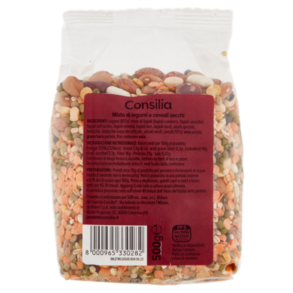 Consilia Legumi e Cereali Secchi Misti 500 g