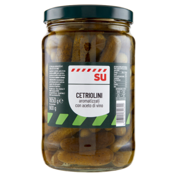 Sù Cetriolini Aromatizzati con Aceto di Vino 1,65 kg