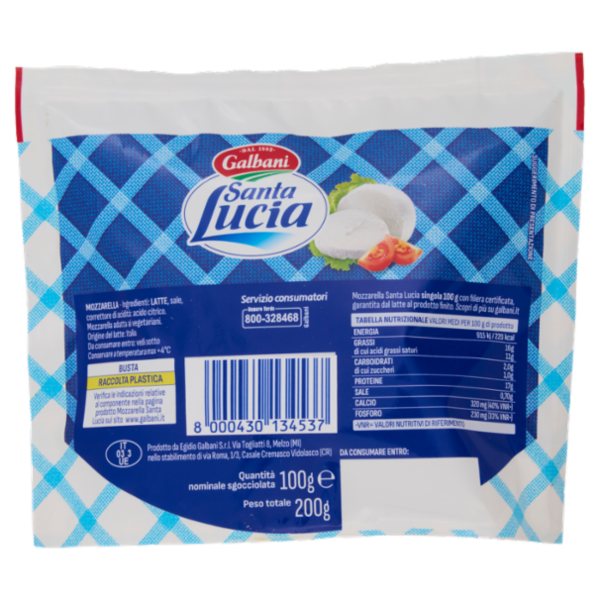 Galbani Santa Lucia Mozzarella 100 g