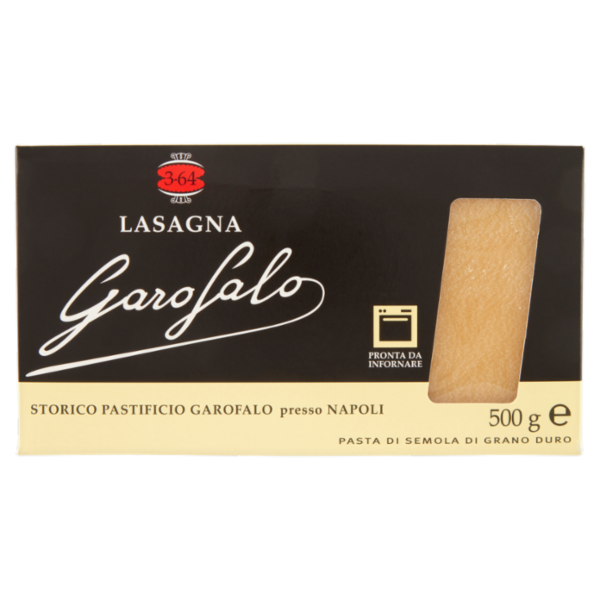 Garofalo Lasagna 3-64 Pasta di Semola di Grano Duro 500 g