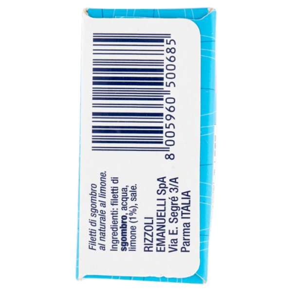 Rizzoli Filetti di Sgombro al naturale al limone 125 g