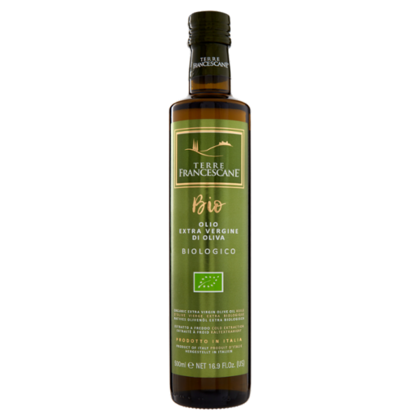 Terre Francescane Bio Olio Extra Vergine di Oliva Biologico 500 ml