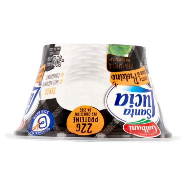 Galbani Santa Lucia Ricotta Ricca di Proteine Senza Lattosio 250 g