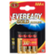 Eveready Gold Alkaline AAA 4 pz