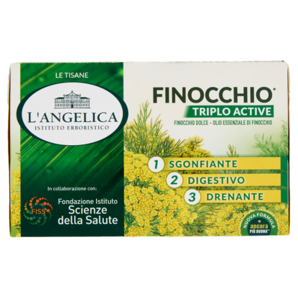 L'Angelica Le Tisane Finocchio Triplo Active 18 Filtri 36 g