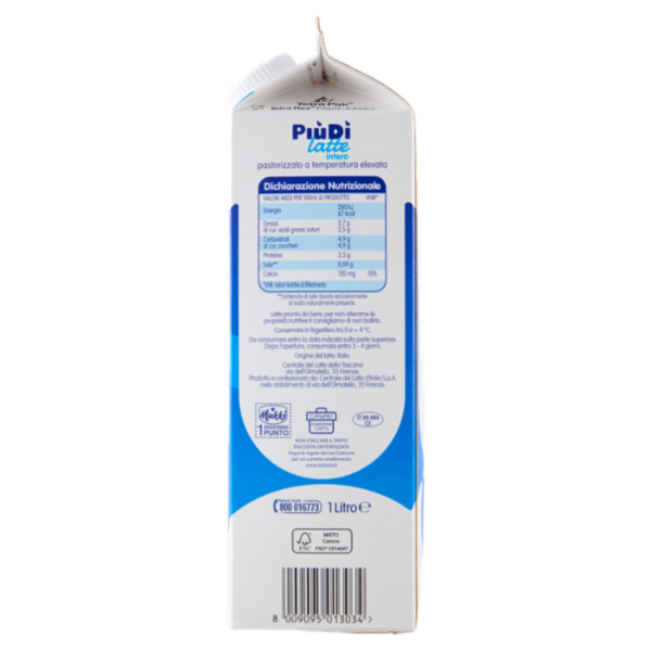 Mukki Più Dì latte intero 1 Litro