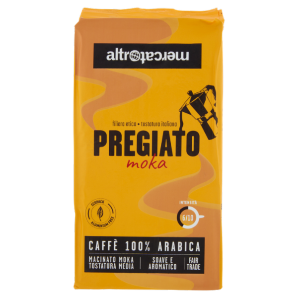 altromercato Pregiato moka Caffè 100% Arabica 250 g