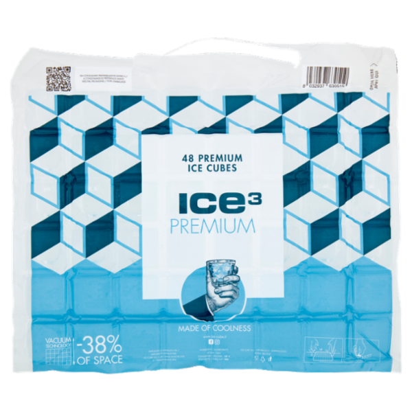 ice cube Ice³ Premium 48 Premium Ice Cubes 1 kg